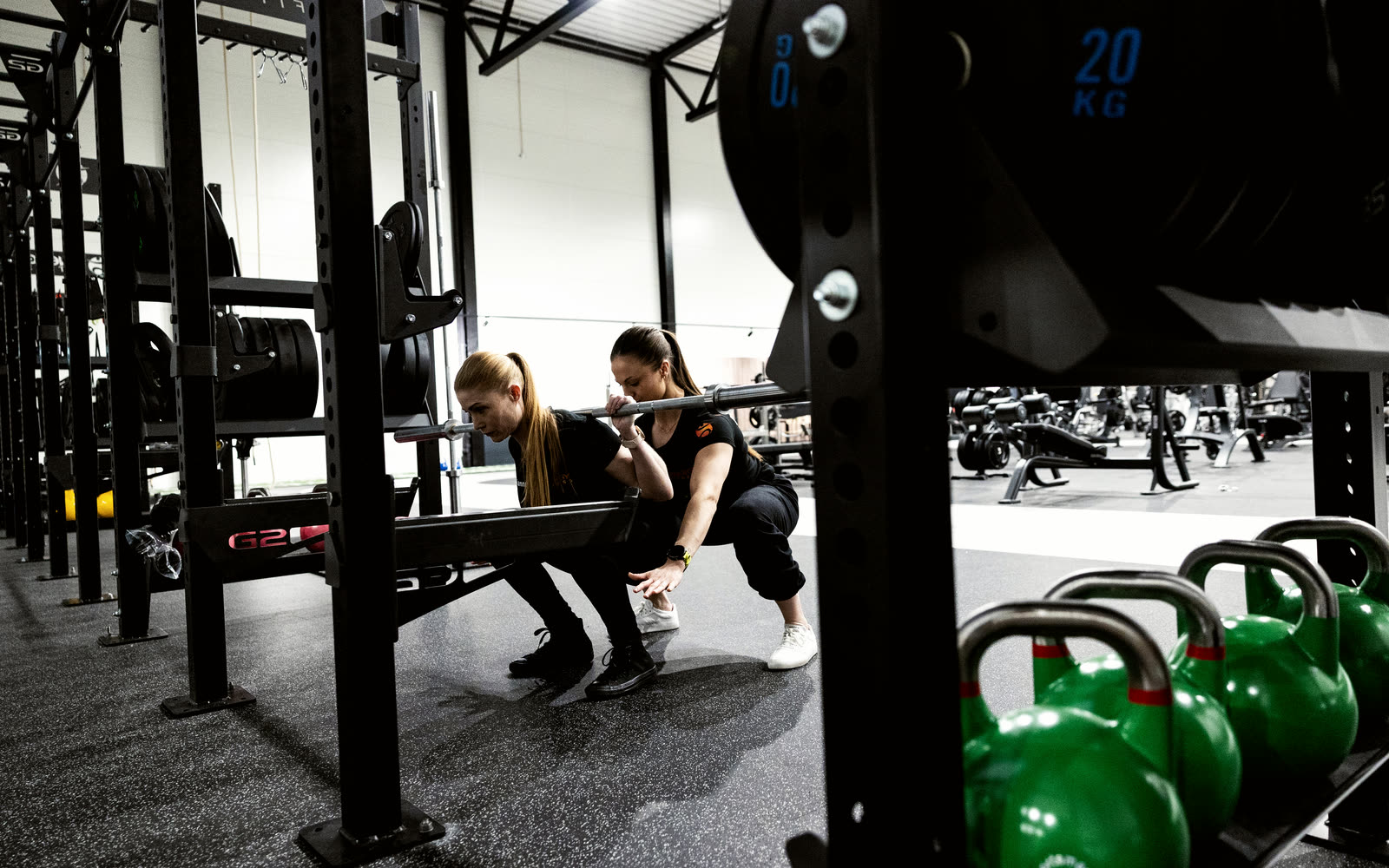 Personlig trener i arbeid hos ENERGY Fitness